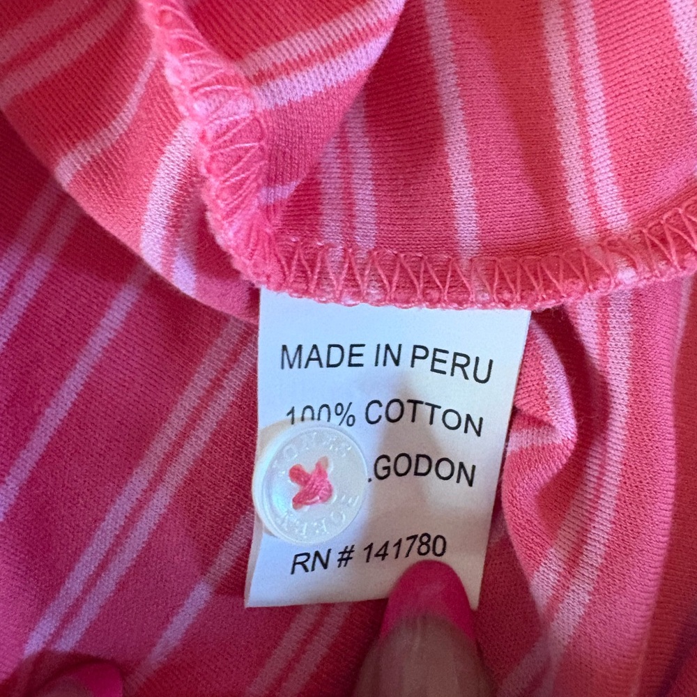 Bobby Jones Men’s pink and white golf Polo Shirt – Size Medium - Picture 7 of 11